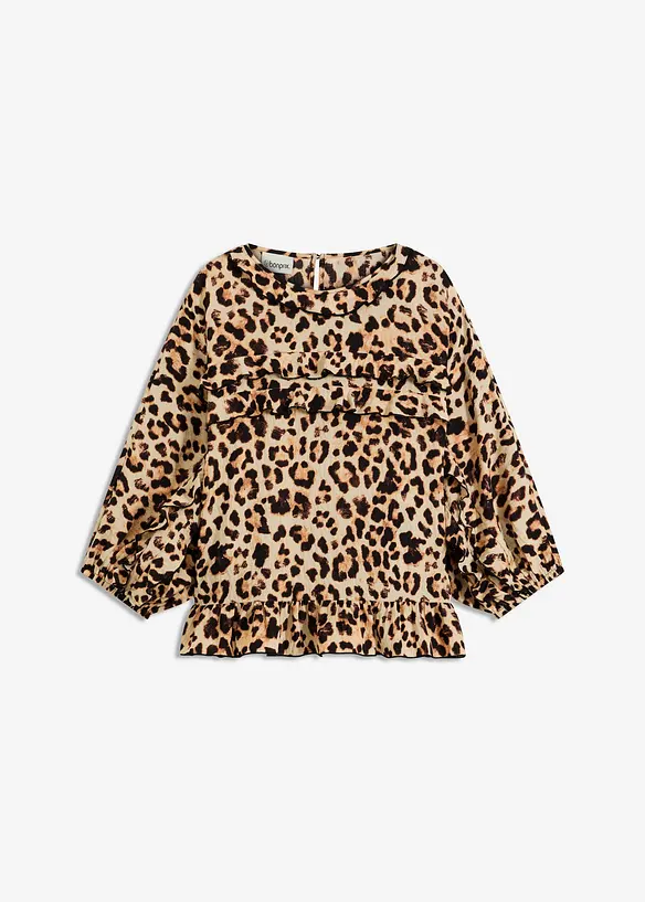 Blouse en fine viscose mélangée, bonprix