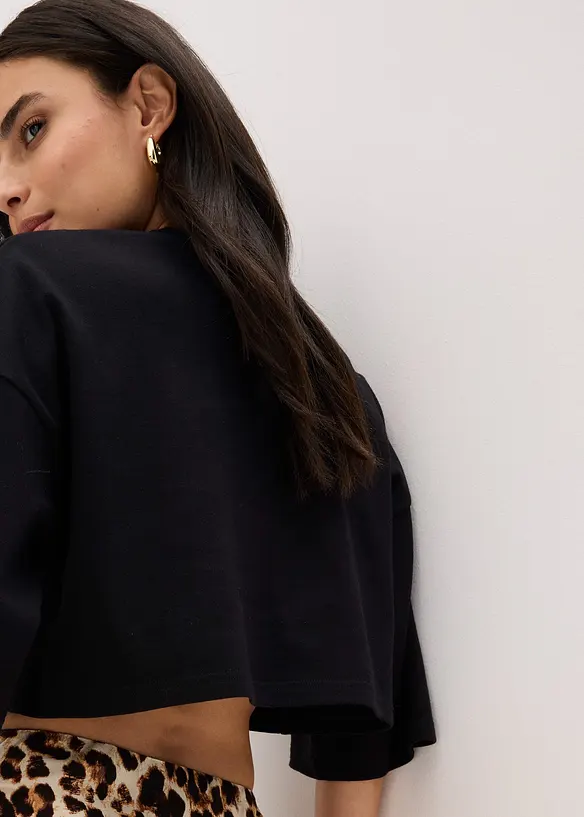 T-shirt court 100% coton, bonprix