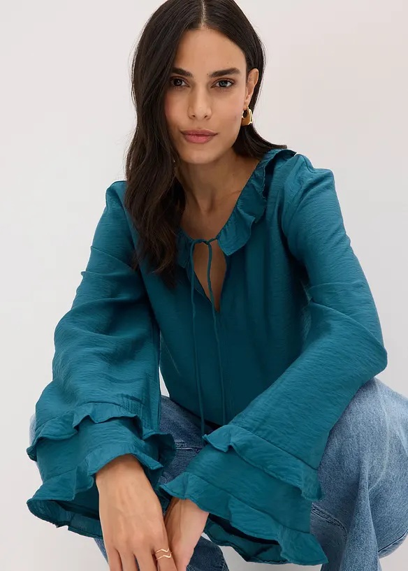 Tunique en fine viscose mélangée, bonprix