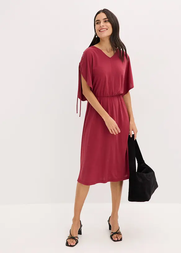 Robe en doux jersey de modal m&eacute;lang&eacute;, bonprix