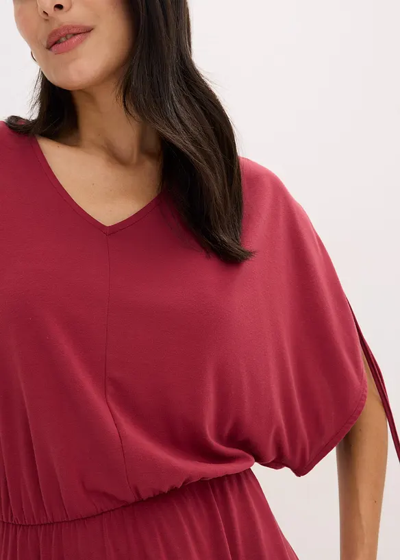 Robe en doux jersey de modal m&eacute;lang&eacute;, bonprix