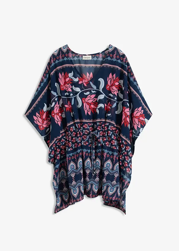 Tunique de plage en crêpe léger, bonprix