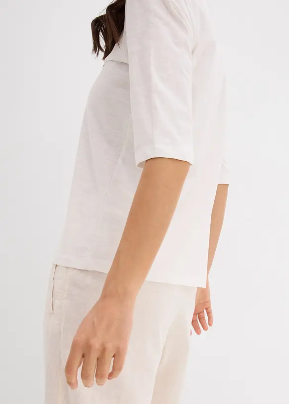 Lot de 2 T-shirts 100% coton, bonprix