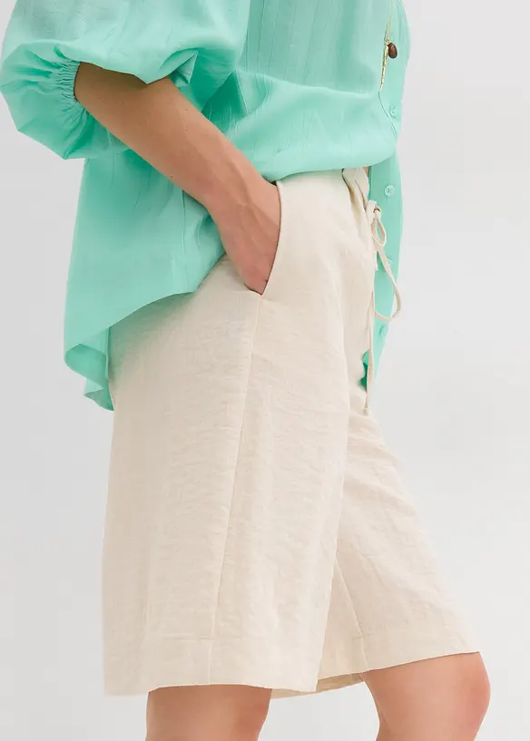 Bermuda fluide en viscose mélangée, bonprix