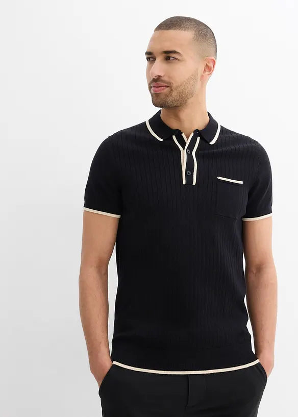 Polo à détails contrastants, bonprix