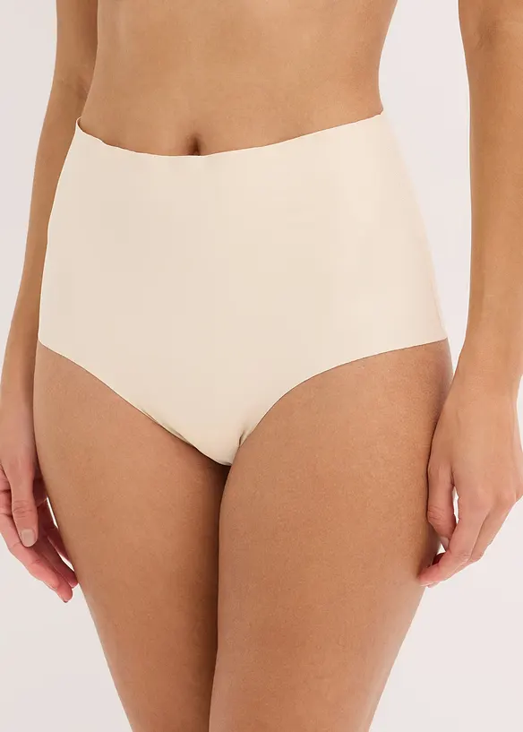 Lot de 4 culottes taille haute en microfibre, bonprix