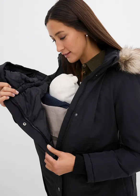 Manteau de grossesse 3-en-1 coupe-vent et imperméable avec fonction portage, bonprix