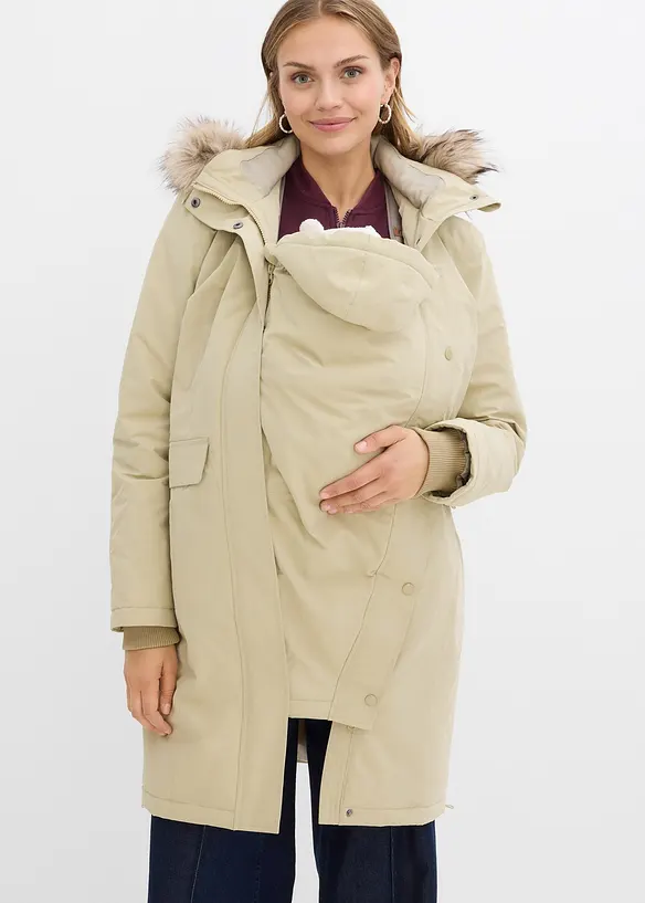 Manteau de grossesse 3-en-1 coupe-vent et imperméable avec fonction portage, bonprix