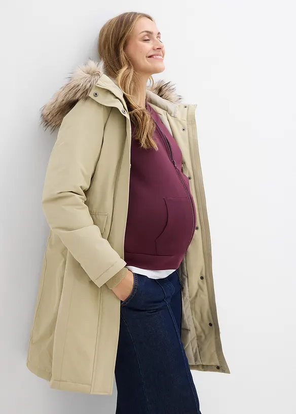 Manteau de grossesse 3-en-1 coupe-vent et imperméable avec fonction portage, bonprix