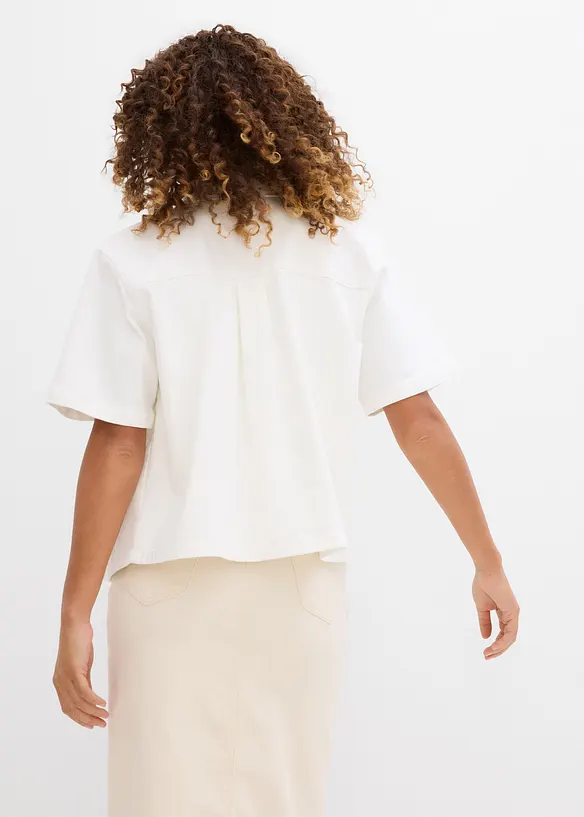 Chemisier en jean, oversize, bonprix