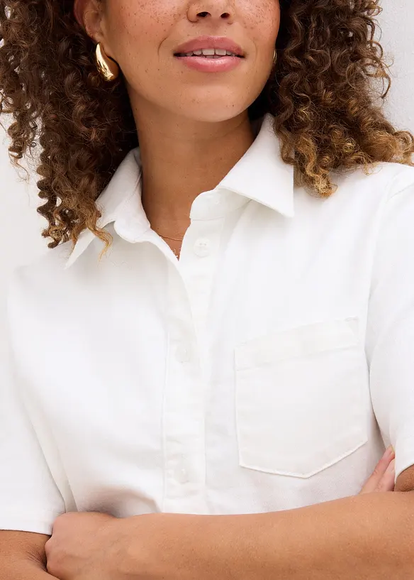 Chemisier en jean, oversize, bonprix