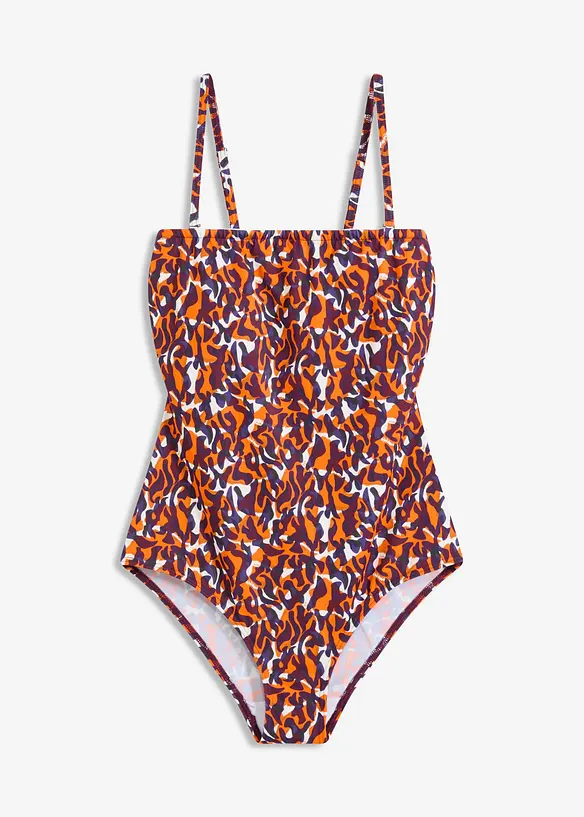 Maillot 1 pièce bandeau à bretelles multifonctions, bonprix