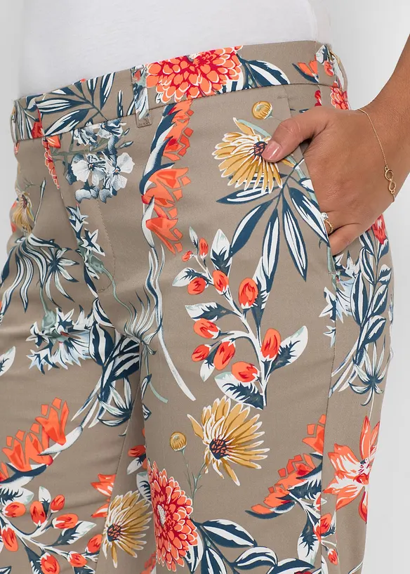 Pantalon 7/8 extensible, bonprix