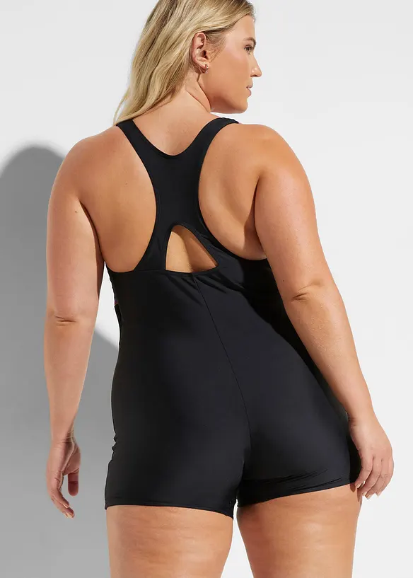 Maillot 1 pièce shorty, séchage rapide, bonprix