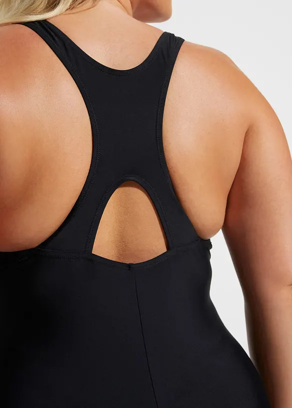 Maillot 1 pièce shorty, séchage rapide, bonprix