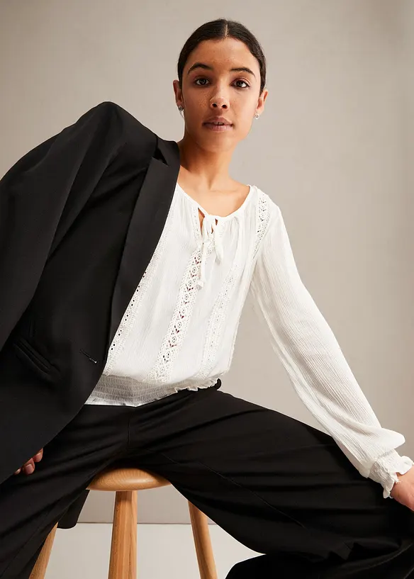 Blouse en viscose douce, bonprix