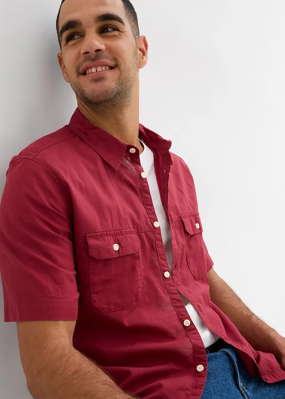 Chemise manches courtes 100% coton, bonprix