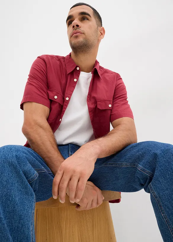 Chemise manches courtes 100% coton, bonprix