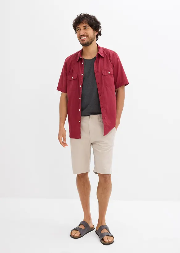 Bermuda chino 100% coton, Regular, bonprix