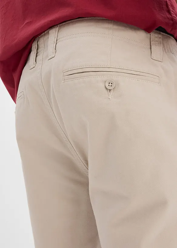 Bermuda chino 100% coton, Regular, bonprix