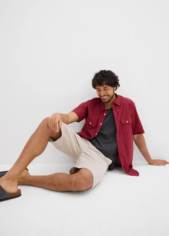 Bermuda chino 100% coton, Regular, bonprix