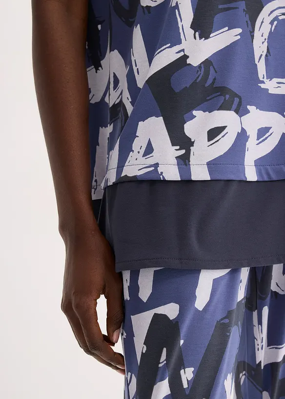 T-shirt long à manches courtes, bonprix