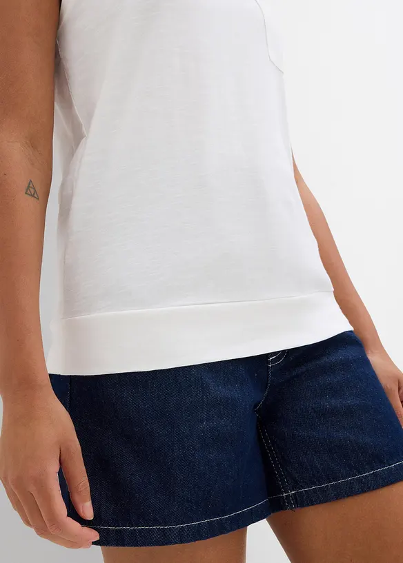 Lot de 2 débardeurs 100% coton, bonprix