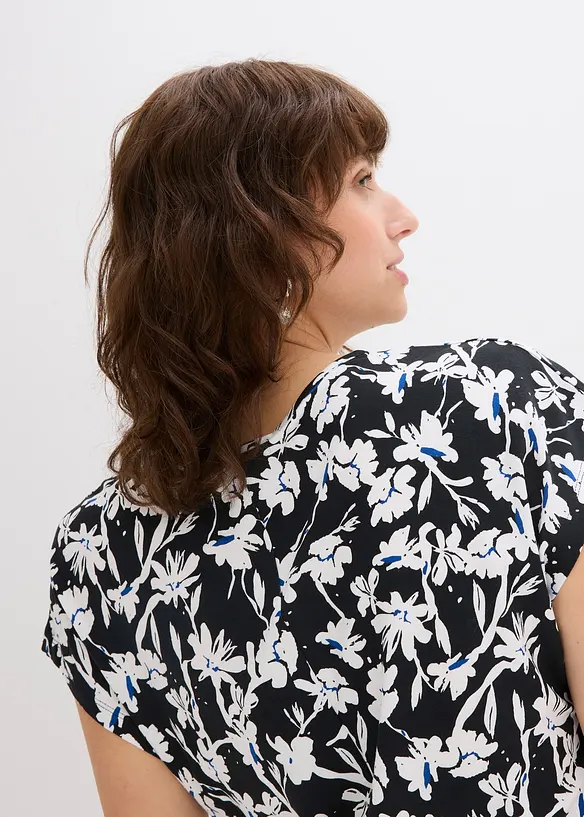 T-shirt avec effet noué, bonprix