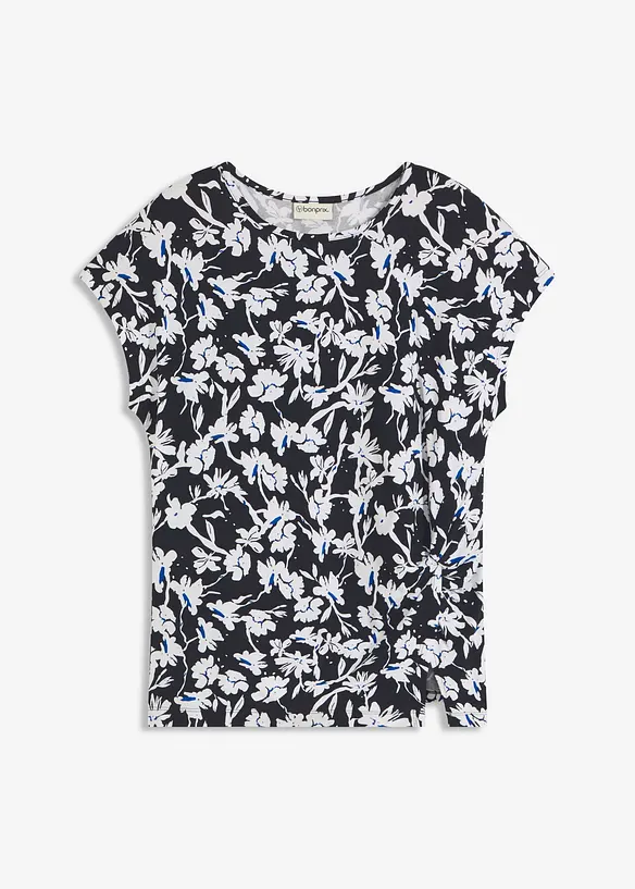 T-shirt avec effet noué, bonprix