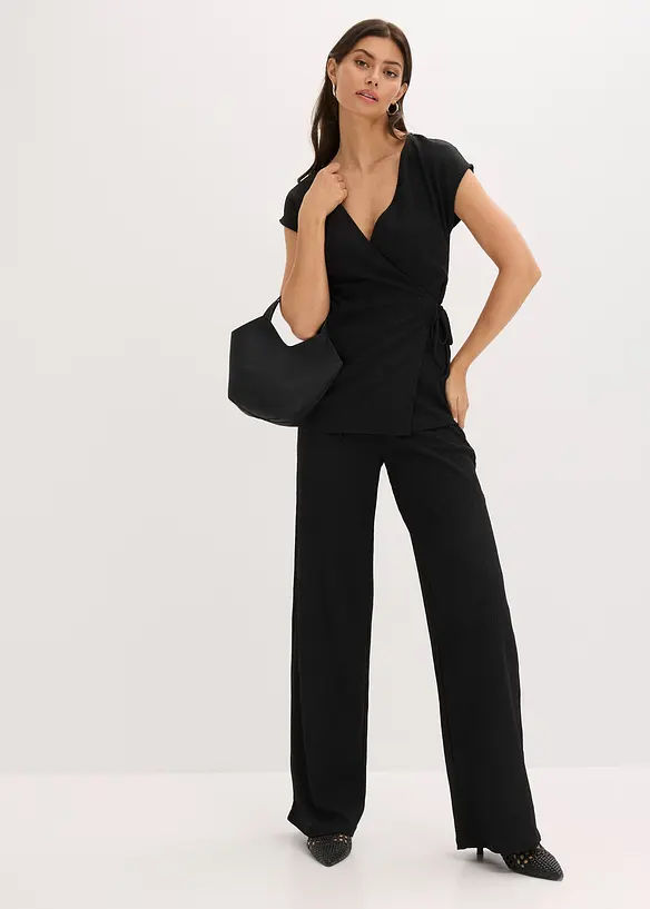 T-shirt cache-cœur, bonprix