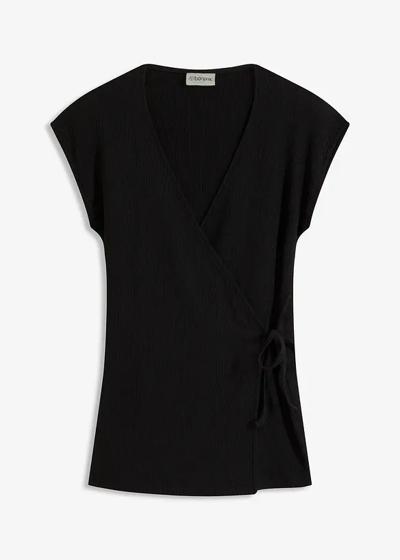 T-shirt cache-cœur, bonprix