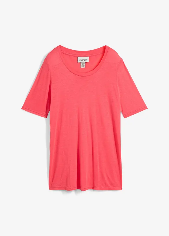 T-shirt long en viscose douce, bonprix