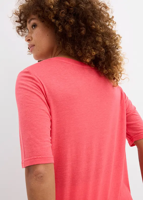 T-shirt long en viscose douce, bonprix