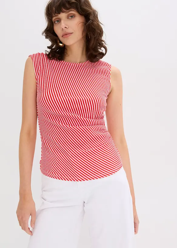 T-shirt &agrave; fronces, bonprix