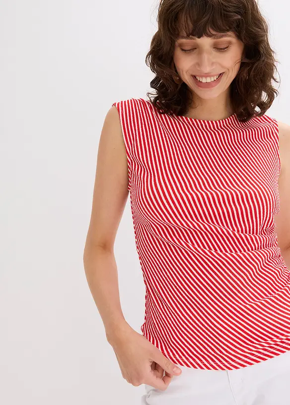 T-shirt &agrave; fronces, bonprix