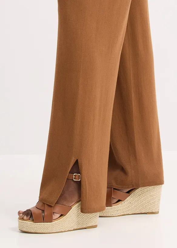 Pantalon en fine maille, bonprix