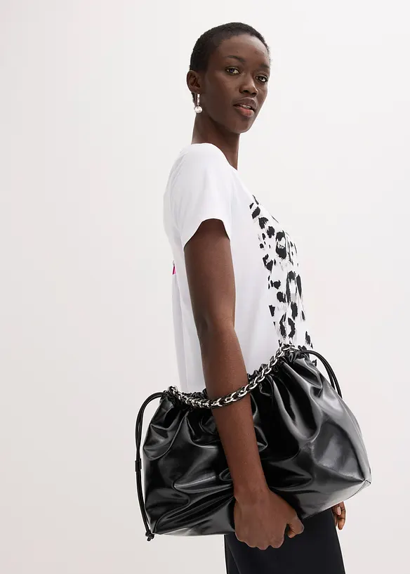 T-shirt à imprimé léopard, bonprix