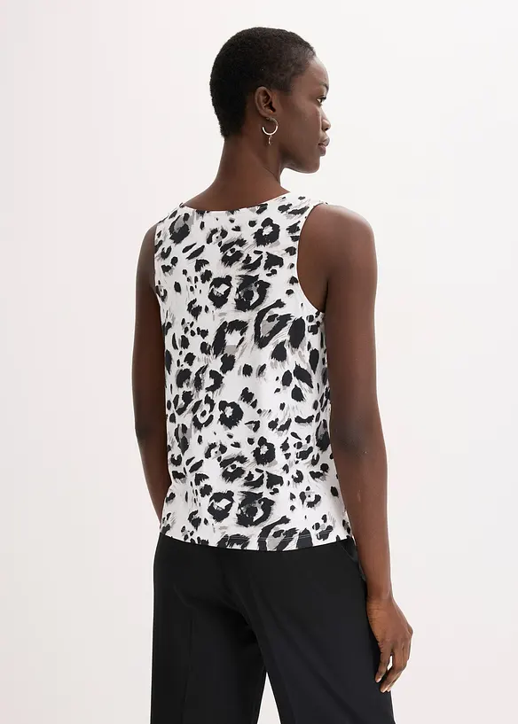 Top à col lavallière, bonprix