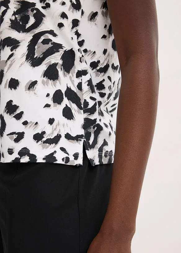 Top à col lavallière, bonprix