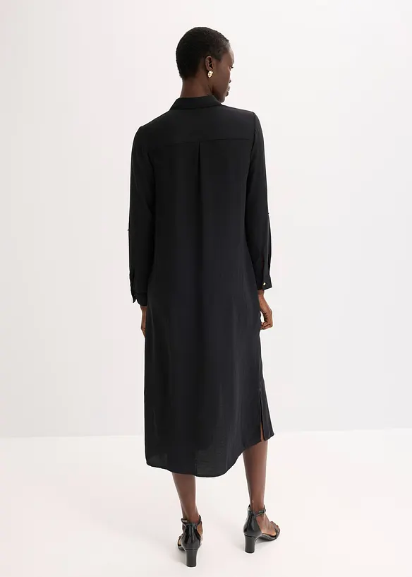 Robe-chemise avec dentelle, bonprix