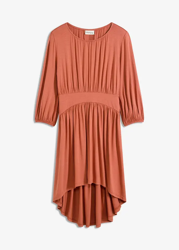 Robe en jersey avec fronces, bonprix