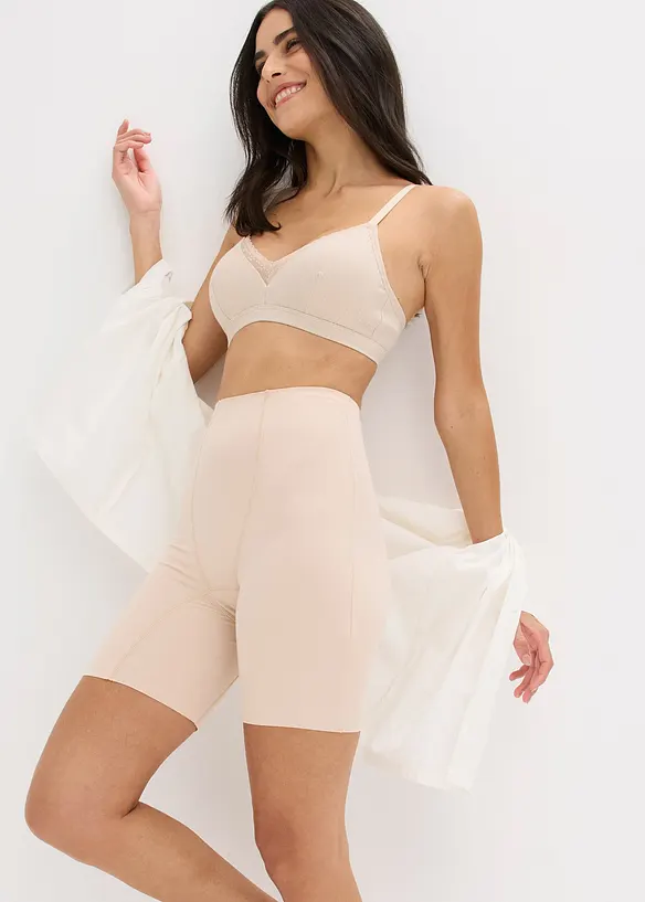 Cycliste sculptant invisible en coton, maintien léger, bonprix