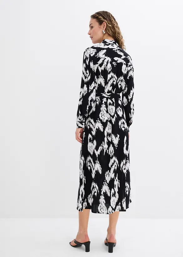 Robe-chemise en viscose fluide, bonprix