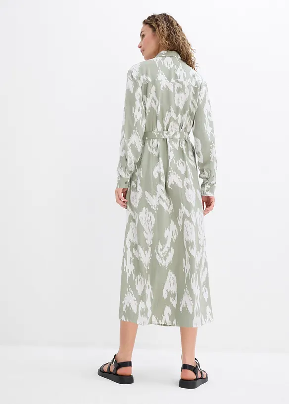 Robe-chemise en viscose fluide, bonprix