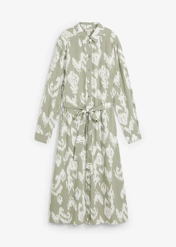 Robe-chemise en viscose fluide, bonprix