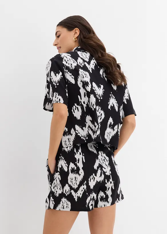 Chemisier en viscose avec imprimé ethnique, bonprix