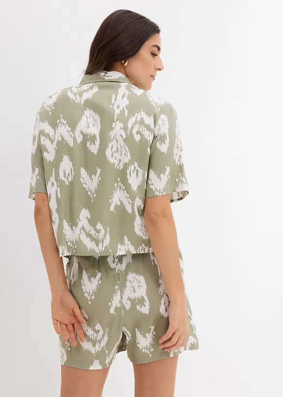 Chemisier en viscose avec imprimé ethnique, bonprix