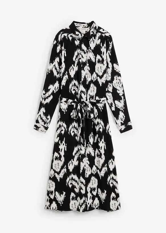 Robe-chemise en viscose fluide, bonprix