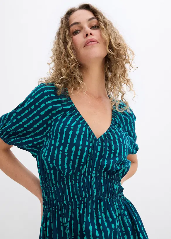 Robe midi en viscose douce, bonprix