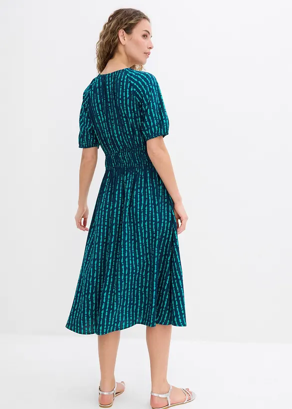 Robe midi en viscose douce, bonprix